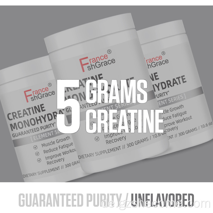 Heißer Verkauf Kreatin-Monohydrat-Pulver unterstützt den Muskelaufbau